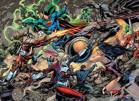 Bildergebnis fr JLA vs. Suicide Squad