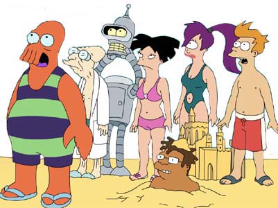 Futurama. Popular animated comedy series from Matt Groening - who also created The Simpsons.